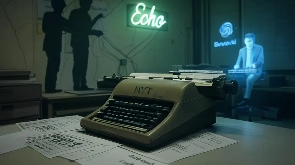 NYT's AI newsroom launched with tools like Echo, GitHub Copilot, and Google Vertex AI. Is it hype or echo?