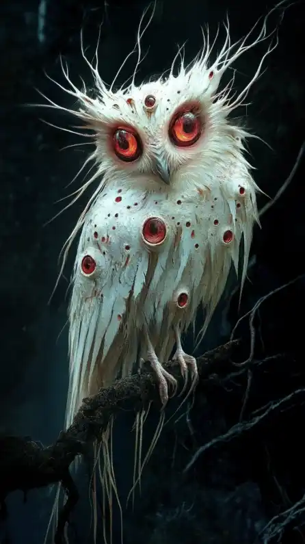 an owl from a fantasy fary tale