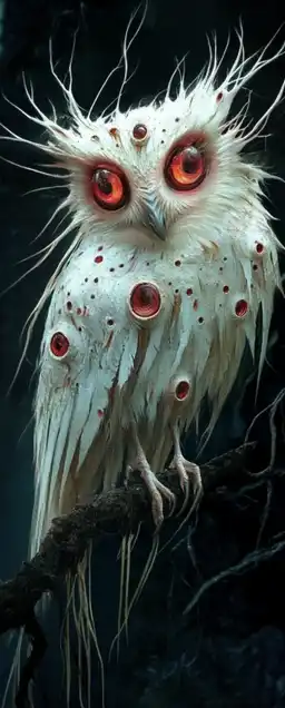 an owl from a fantasy fary tale