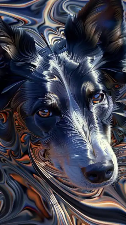 close up shot of a dog