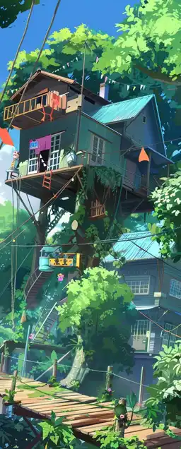 a house in the jungle