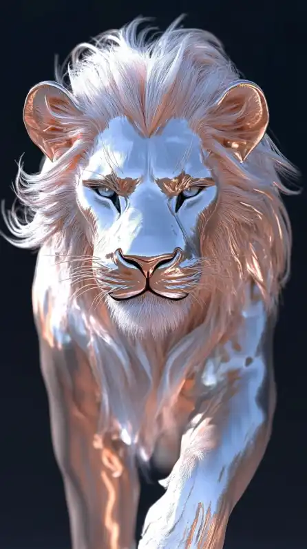 a mayestic lion photographed on an african safari