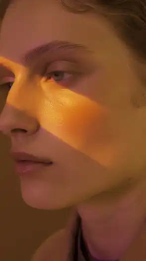 close up fashion shoot of a female model