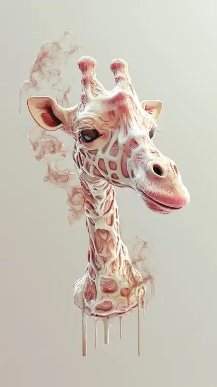 organic atmosphere of a giraffe