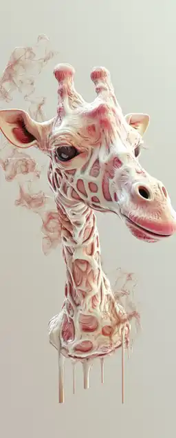 organic atmosphere of a giraffe
