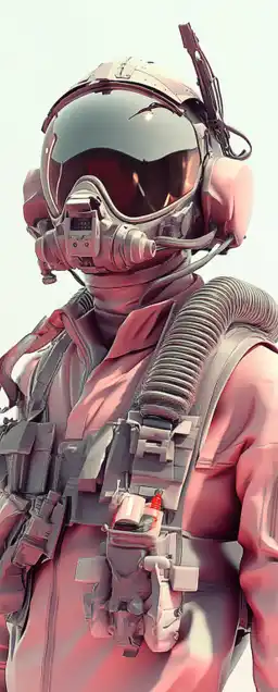 a fighter jet pilot with his helmet standing on an aircraft carrier